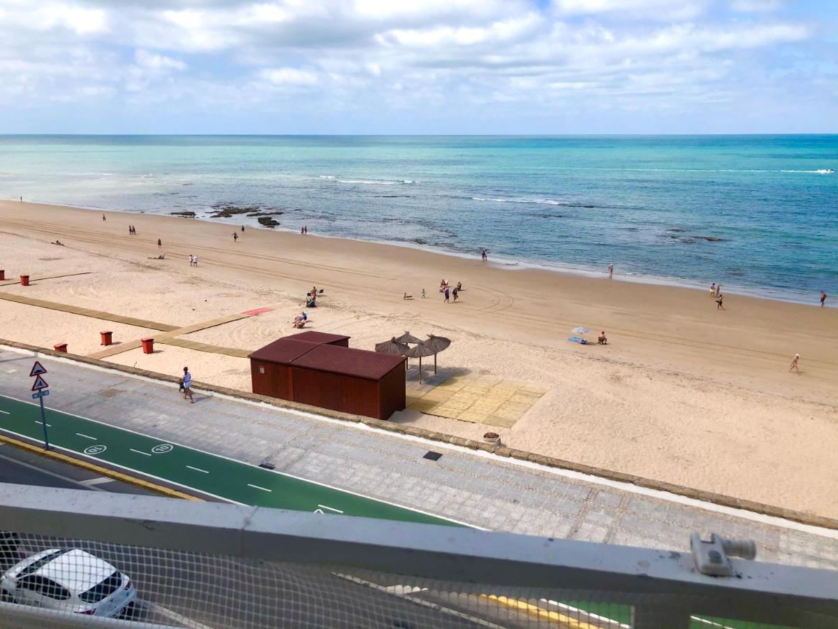 Gatu Premium Vista Infinita 1ªlinea Mar Wifi, Aire Acc Appartement Cádiz Buitenkant foto